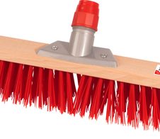 GUT&GÜNSTIG Besenkopf Holz rot
