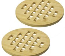 WESTMARK Tapas + Friends Untersetzer 20 cm hellbraun