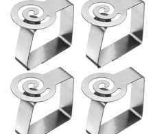 WESTMARK Tischtuchklammern silber