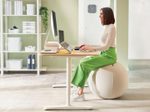 LEITZ Ergo Active Sitzball hellgrau 55,0 cm