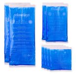 relaxdays Kühlpad-Set blau