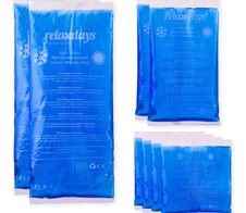 relaxdays Kühlpad-Set blau