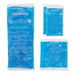 relaxdays Kühlpad-Set blau