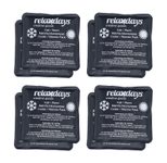 relaxdays Kühlpads 11 cm x 11 cm schwarz