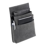 Alassio Gürteltasche für Kellnerbörse grau