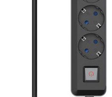 Hama Steckdosenleiste mit USB-Buchse 1.4 m