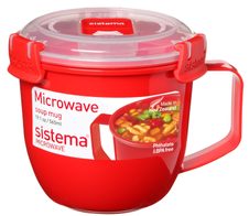 sistema® Mikrowellen-Suppentasse 10.7 cm hoch rot