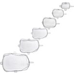 WESTMARK Frischhaltedeckel-Set Silikon Square transparent