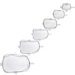 WESTMARK Frischhaltedeckel-Set Silikon Square transparent