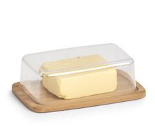 Zeller Butterdose 6 cm hoch transparent