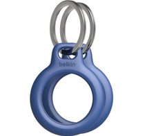 Belkin Secure Holder mit Schlüsselanhänger für AirTag (2er Pack), blau