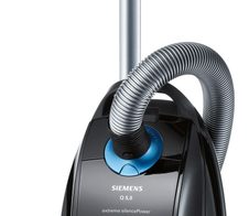 Siemens Q5.0 extreme silencePower Staubsauger mit Beutel - schwarz (VSQ5X1230)