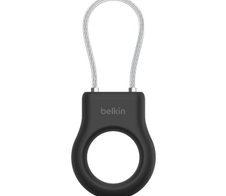 Belkin Secure Holder mit Drahtseil für das AirTag, schwarz