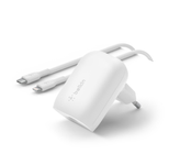 Belkin BoostCharge USB-C PD3.0 PPS- Ladegerät mit USB-C Kabel mit Lightning Connector