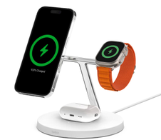 Belkin BoostCharge Pro kabelloses 3-in1- Ladegerät mit MagSafe