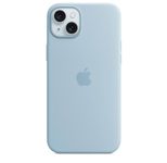 Apple iPhone 15 Plus Silikon Case mit MagSafe - Hellblau