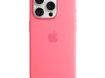 Apple iPhone 15 Pro Silikon Case mit MagSafe - Pink