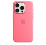 Apple iPhone 15 Pro Silikon Case mit MagSafe - Pink
