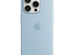 Apple iPhone 15 Pro Silikon Case mit MagSafe - Hellblau