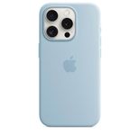 Apple iPhone 15 Pro Silikon Case mit MagSafe - Hellblau