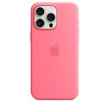 Apple iPhone 15 Pro Max Silikon Case mit MagSafe - Pink
