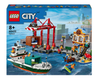 LEGO® City 60422 Hafen mit Frachtschiff