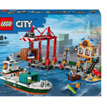 LEGO® City 60422 Hafen mit Frachtschiff