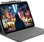 Logitech Slim Folio Tastatur und Foliohülle grafit für iPad 10. & 11 Generation
