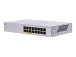 Cisco Switch Business 110-Series 16-Port 1GbE 64W PoE unmanaged