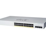 Cisco Switch Business 220-Series 28-Port 1/10GbE 195W PoE smart managed