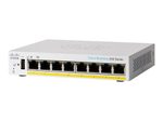 Cisco Switch Business 250-Series 8-Port 1GbE 45W PoE smart managed