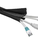 goobay Kabelmantel schwarz