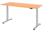 HAMMERBACHER elektrisch höhenverstellbarer Schreibtisch VXDSM19/6/S buche