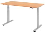 HAMMERBACHER elektrisch höhenverstellbarer Schreibtisch VXDSM16/6/S buche
