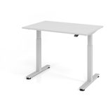 HAMMERBACHER elektrisch höhenverstellbarer Schreibtisch VXMST12/5/S lichtgrau