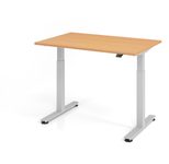 HAMMERBACHER elektrisch höhenverstellbarer Schreibtisch VXMST12/6/S buche