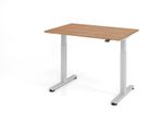 HAMMERBACHER elektrisch höhenverstellbarer Schreibtisch VXMST12/N/S nussbaum