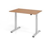 HAMMERBACHER elektrisch höhenverstellbarer Schreibtisch VXMST12/N/S nussbaum