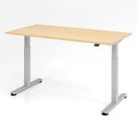 HAMMERBACHER elektrisch höhenverstellbarer Schreibtisch VXMST16/3/S ahorn