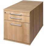 HAMMERBACHER Rollcontainer VTC20/N/N/RE nussbaum