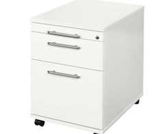 HAMMERBACHER Rollcontainer VAC20/W/W/RE weiß