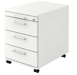 HAMMERBACHER Rollcontainer VAC30/W/W/RE weiß