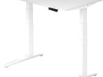 HAMMERBACHER elektrisch höhenverstellbarer Schreibtisch VXBHM12/W/WW weiß