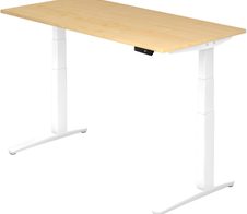 HAMMERBACHER elektrisch höhenverstellbarer Schreibtisch VXBHM16/3/WW ahorn