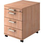 HAMMERBACHER Rollcontainer VAC30/N/N/CE nussbaum