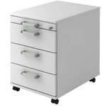 HAMMERBACHER Rollcontainer VAC30/W/W/CE weiß