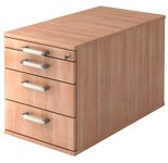 HAMMERBACHER Rollcontainer VTC30/N/N/CE nussbaum