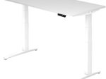 HAMMERBACHER elektrisch höhenverstellbarer Schreibtisch VXBHM16/W/WW weiß