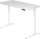 HAMMERBACHER elektrisch höhenverstellbarer Schreibtisch VXBHM16/W/WW weiß
