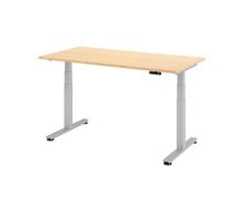 HAMMERBACHER elektrisch höhenverstellbarer Schreibtisch VXDSM16/3/S ahorn